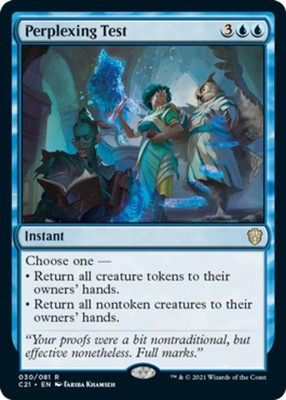 x1 Perplexing Test R MTG Commander 2021 M/NM, English