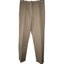 VTG 90s Lauren Ralph Lauren Camel Tan Pants 8 Cotton Stretch Minimalist Chino