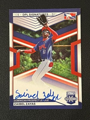Zaibel Zayas 2023 Elite Extra Edition Auto DPL Signatures DPS-ZZ