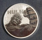 2019 Tuvalu HULK 1 oz .999 Silver Coin 1 Dollar Lot 110758