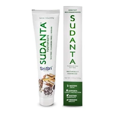Sri Sri Tattva Sudanta Herbal Toothpaste – SLS Free  Fluoride Free Natural Ay...