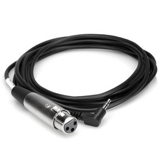 Hosa Technology XVM105F Stereo Mini 3.5 Angled Male to 3-Pin XLR Female Cable -