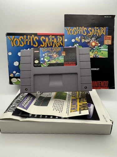 Yoshi's Safari (Super Nintendo SNES, 1993) CIB | Complete | Tested