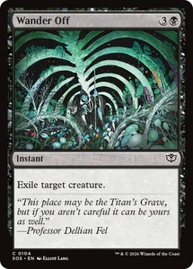 Wander Off 104/444 Foil Common Secrets of Strixhaven MTG