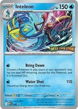 Inteleon - MEP002 - MEP Black Star Promos NM, English Pokemon Mega Evolution Pro