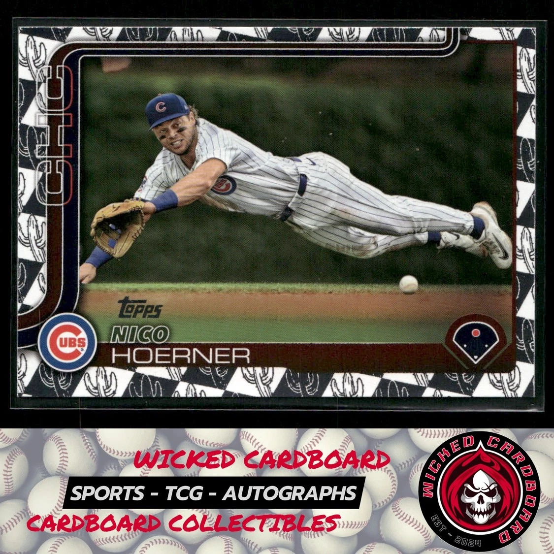 Nico Hoerner 2025 Topps Spring Training #38 Chicago Cubs