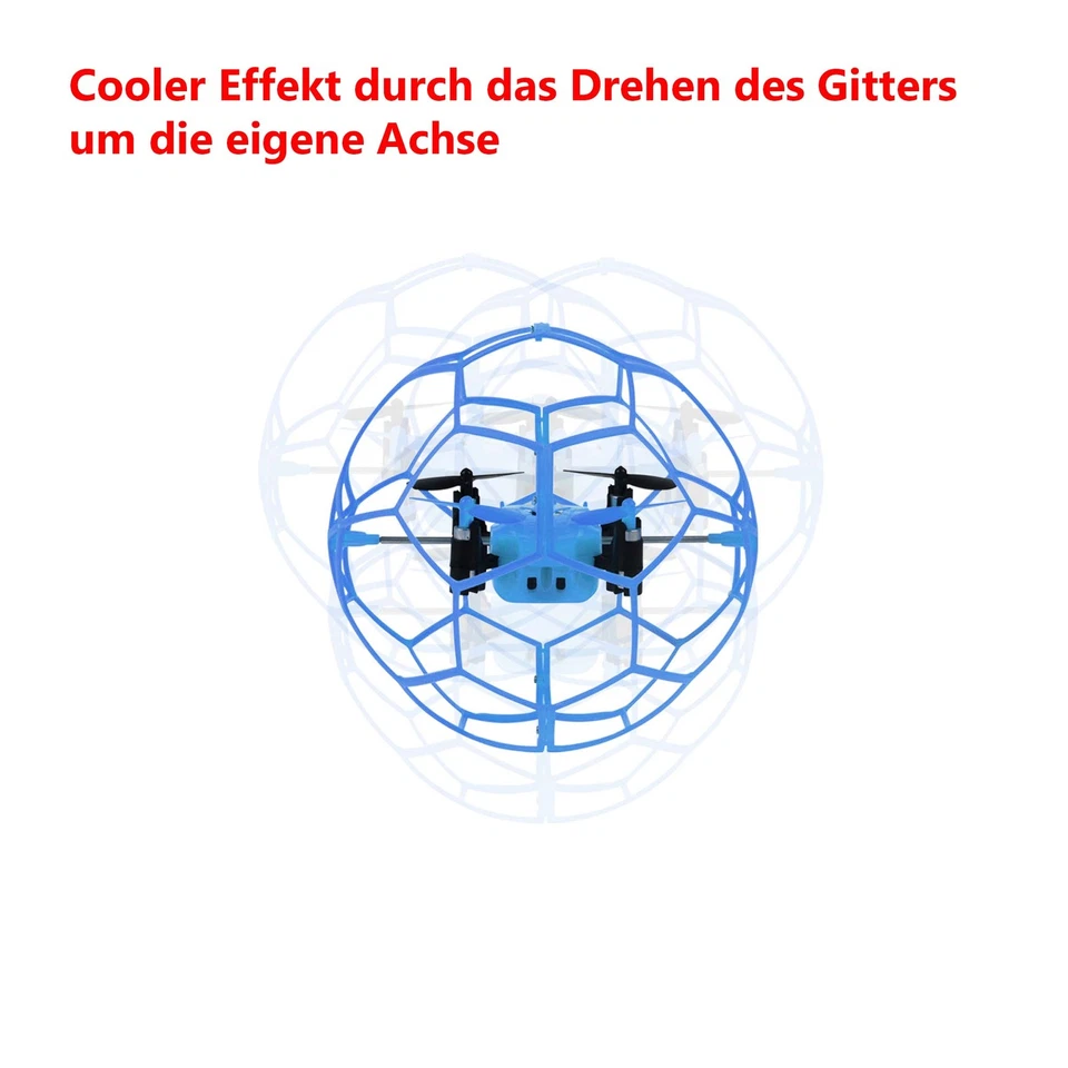 Defekt - RC Ferngesteuerter 4 Kanal,Ufo-Ball,Drohne,Quadcopter,Hubschrauber, Rf2 - Bild 3 von 4