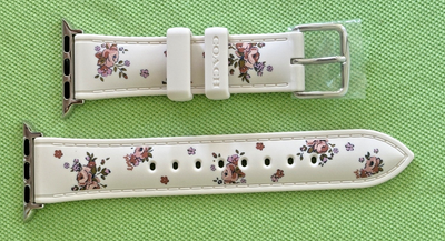 COACH APPLE WATCH STRAP 38mm/40mm/41mm:FLORAL PRINT CAY98 | eBay