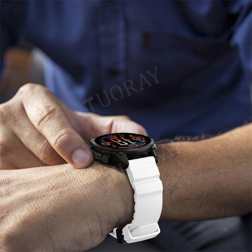 Sport Silicone Watch Band Strap For Garmin Fenix 8 7 7X Pro 6 6X 5 5X 3 HR EPIX - Picture 33 of 81