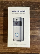 Video Doorbell V5 - Wi-Fi Motion HD Video - Ring Button Doorbell - Rechargable