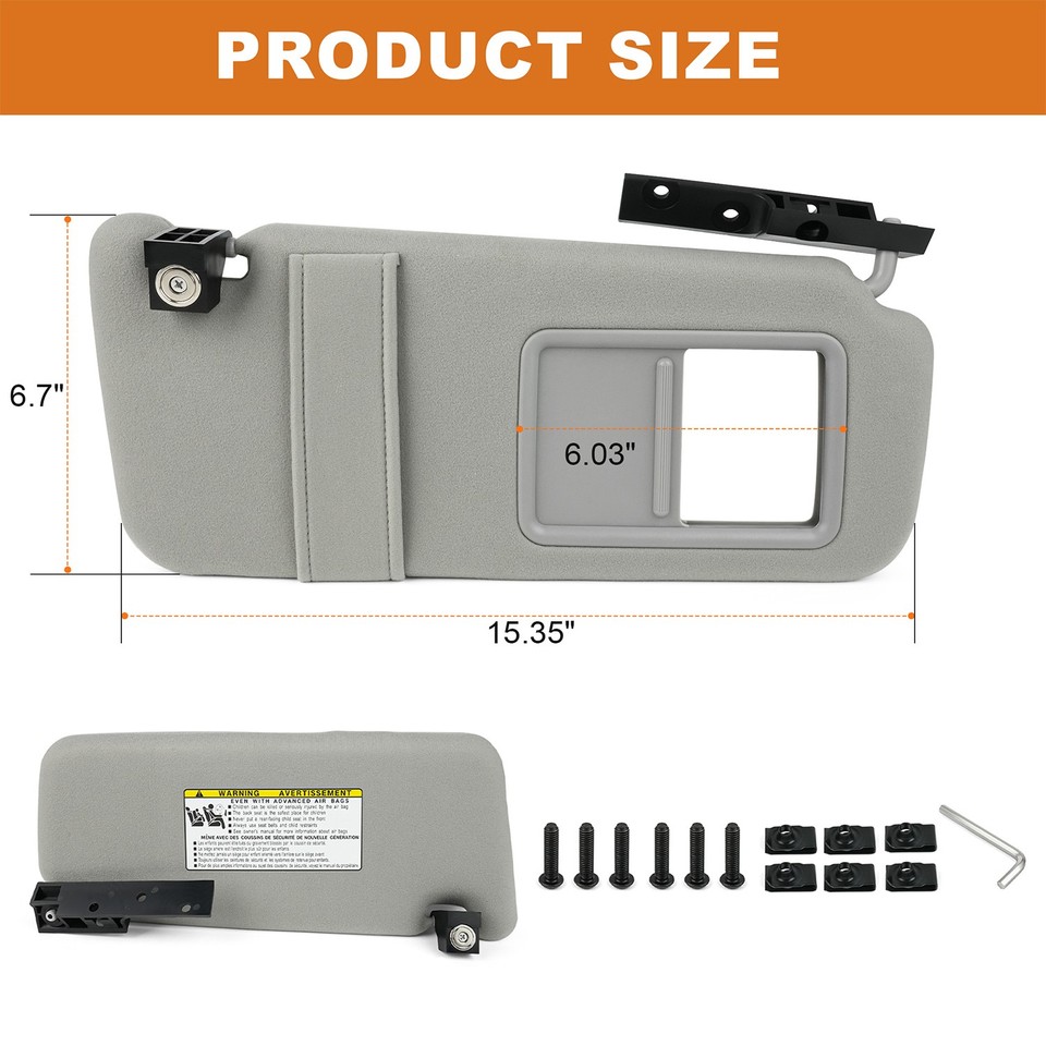 Pair Sun Visors Window Sunshades For Polaris Ranger XP 1000 EPS ...