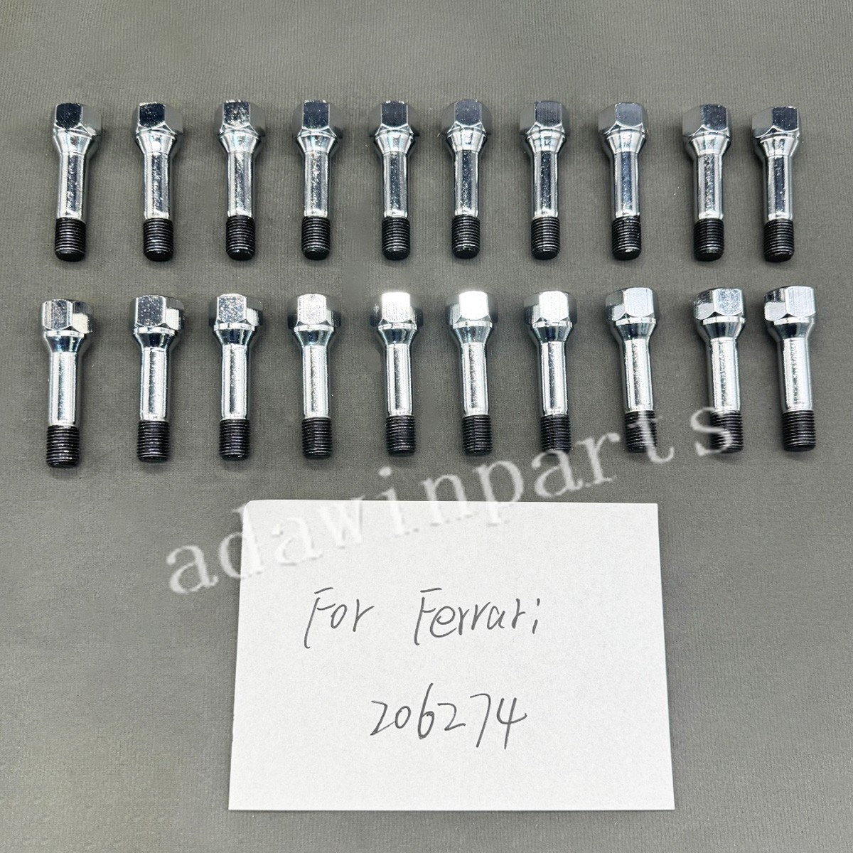 20Pcs Titanium Lug Bolt Set 206274 For Ferrari 296 488 458 F430 599