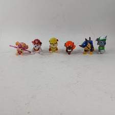 6x PAW PATROL Figures Lot Assorted Skye Marshall Rumble Chase Zuma Rocky