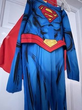 NWT Superman W/cape Halloween Costume Superhero Outfit. Boys 3-4