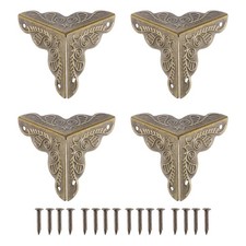20Pcs 25mm Decorative Box Corner Cover Corner Protector Bronze