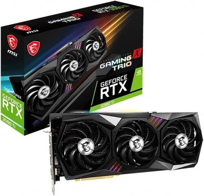 MSI GeForce RTX 3080 Ti 12GB GDDR6X Gaming X Trio - RGB - NVIDIA GPU Grafikkarte