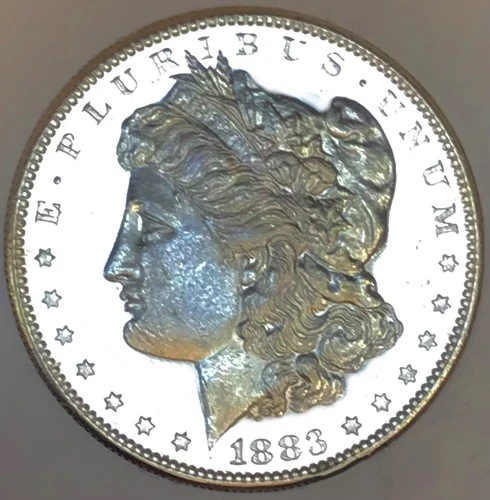 1883 S MORGAN DOLLAR! ABSOLUTE SHOW STOPPER! PL+PROOF LIKE! KING RARITY  #64727