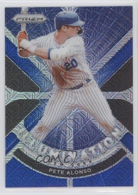 2021 Panini Prizm Illumination Blue Mojo Prizm 73/199 Pete Alonso #IL-10 0m4q
