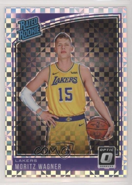 2018 Panini Donruss Optic Rated Rookie Checkerboard Prizm Moritz Wagner #197 nd3