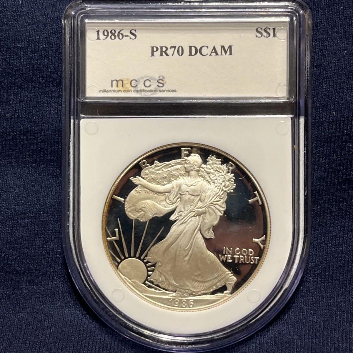 American Eagle PR 70 Graded Silver Bullion Coins 1986 for sale | eBay