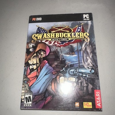 Swashbucklers Blue Vs Grey Video Game Pc Cd-ROM M-Mature Atari (Factory Sealed)