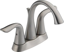 Delta 2538-TP-DST Lahara Centerset Bathroom Faucet - Brilliance Stainless