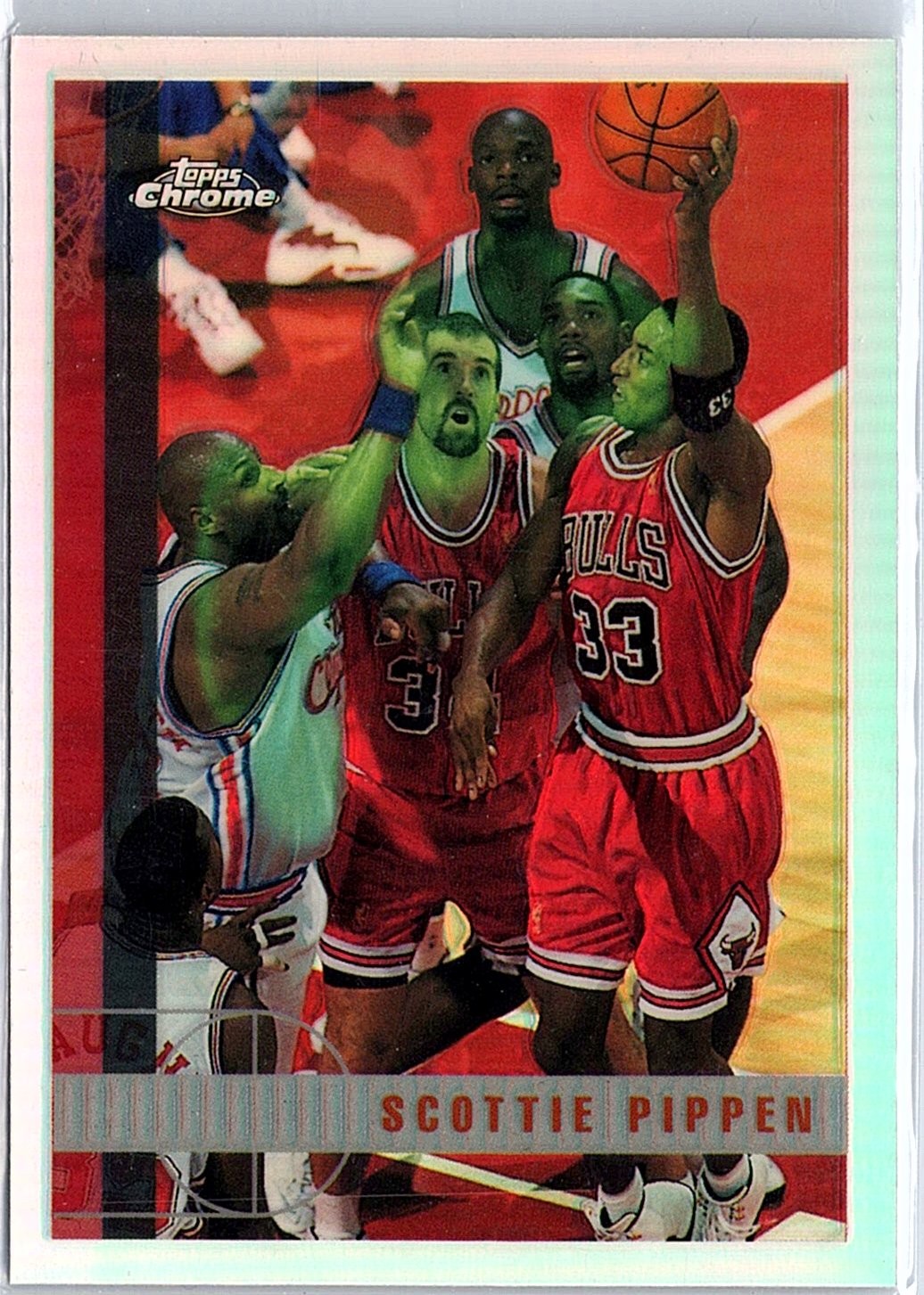1997-98 Topps Chrome #1 Scottie Pippen Refractors