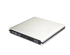Aluminum 6X Blu-ray Burner External BD Writer CD DVD Drive USB 3.0 USB-C Disc...