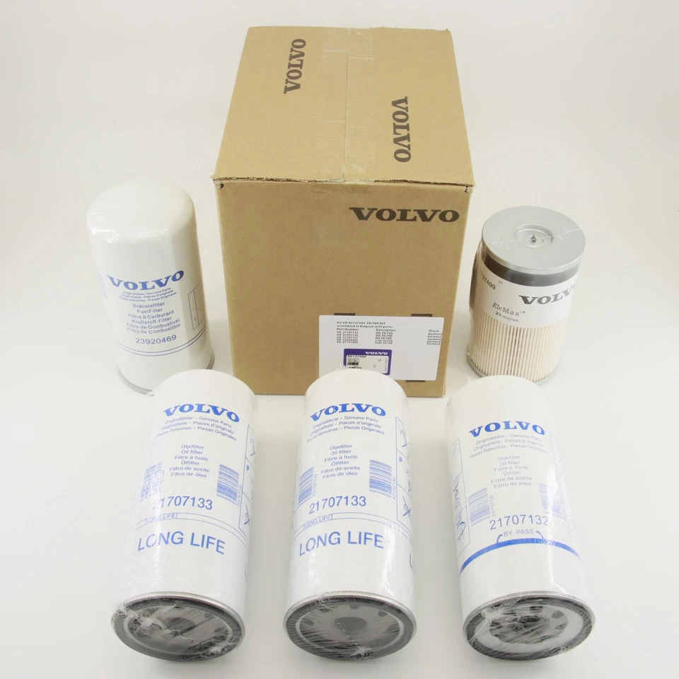 Filter Kit Volvo D13 Oil Fuel Filters 23658092 (2), 21707132, 23920469, FS19765 Foto 3 de 4