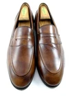 NEW Allen Edmonds "Randolph 2.0" Men's Penny Loafers 10.5 D Brown Museum (813N)