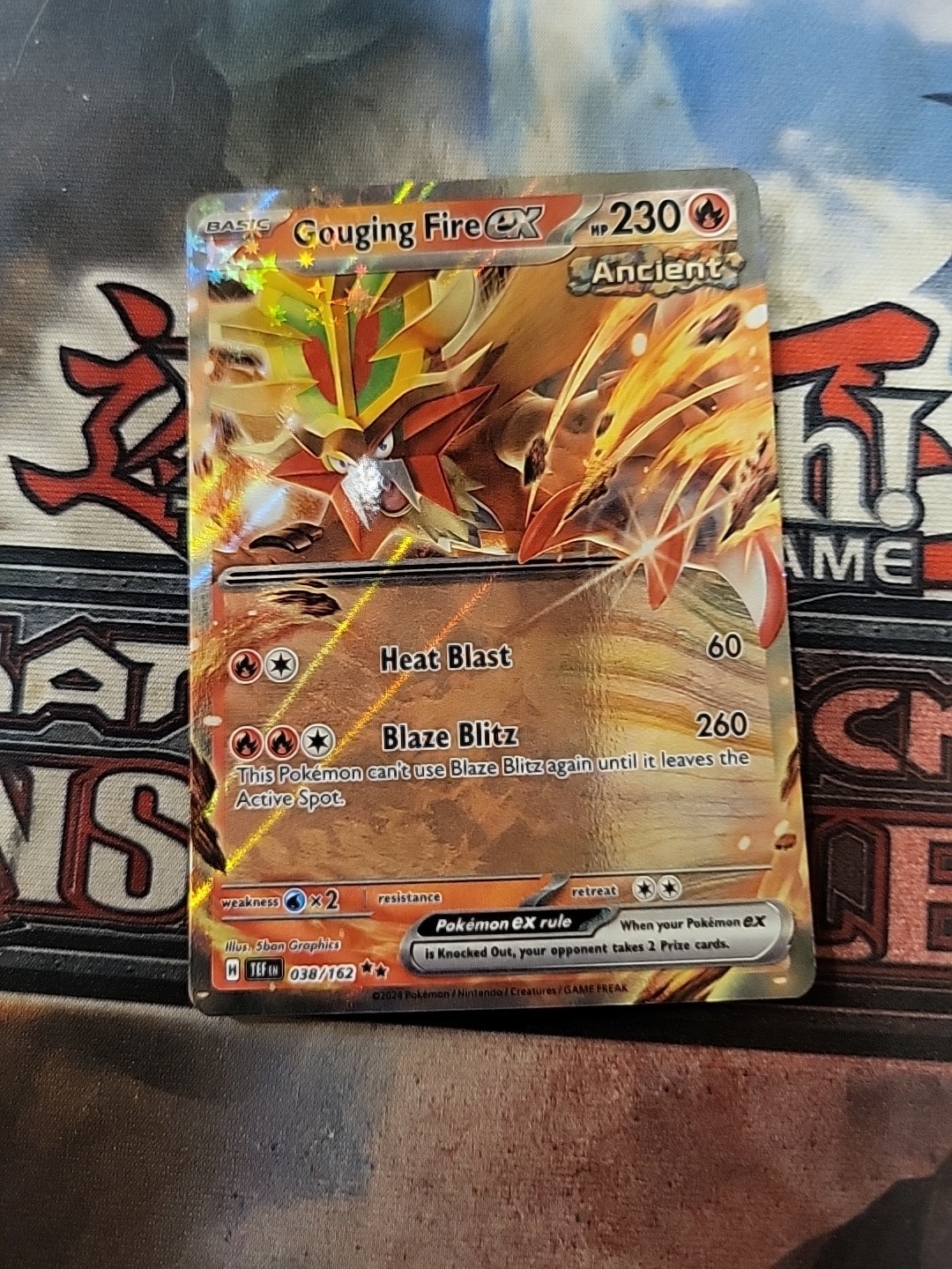 Gouging Fire Ex 038/162