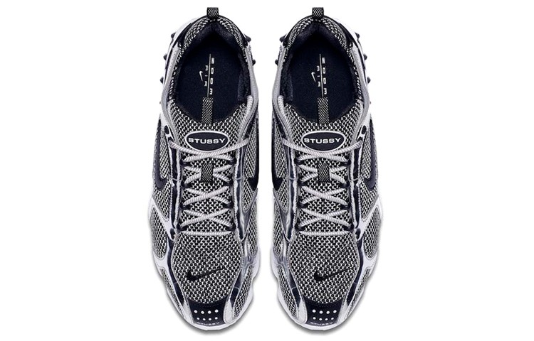 Size 11 - Stussy x Nike Air Zoom Spiridon Caged 2 Pure Platinum