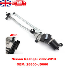 Nissan Qashqai 2007-2013 Front Wiper Motor & Linkage Assembly 28800-JD000 J10