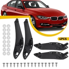 4PCS Interior Door Pull Handle Cover Trim For 2013-2018 BMW 3 Series F30 F35 EXC