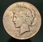 VF - USA - 1928 S - 1 Dollar Peace  - Attractive Silver Coin