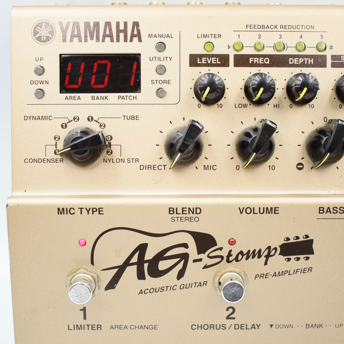 YAMAHA AG Stomp Acoustic Guitar Pre-Amplifier With Power