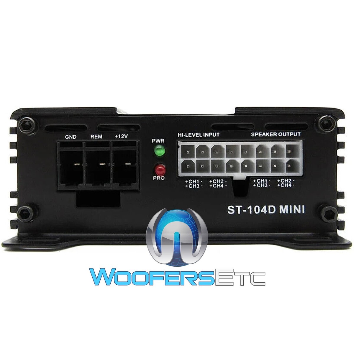 ZAPCO ST-104D MINI SQ 4-CHANNEL 135W RMS X 4 COMPONENT SPEAKERS