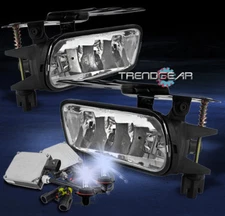 2002-2006 CADILLAC ESCALADE CHROME SET REPLACEMENT FOG LIGHT LAMP W/8K XENON HID