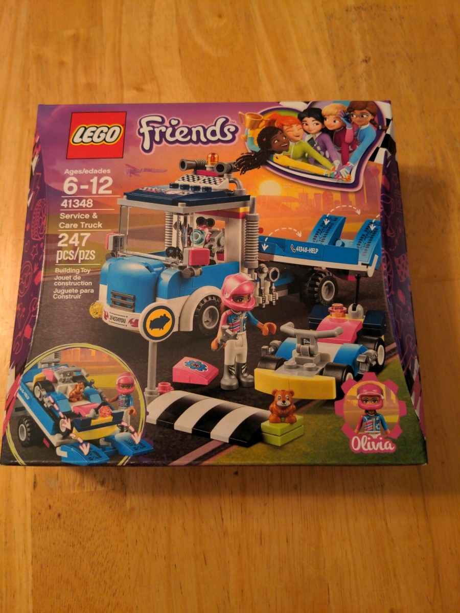 LEGO 41348 Friends Service Care Truck Building Set Robot Racing
