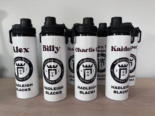 Personalised Football Team Water Bottle - Picture 2 of 9