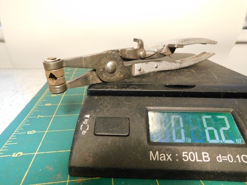 MFG vintage K-D. Co. n.429 Pinza per anelli a molla morsetto per tubi USA - Foto 10 di 12