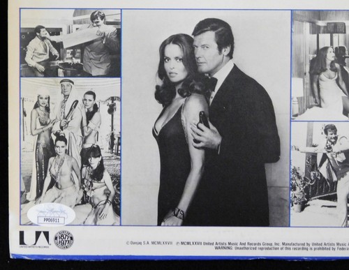 Roger Moore Signed The Spy Who Loved Me Record LP Album JSA Authenticated - Picture 4 of 5