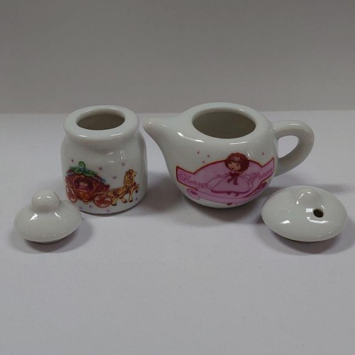 Strawberry Shortcake Miniature Ceramic Tea Set Bulk Sale Doll House From Japan - Picture 7 of 7