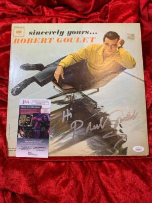 Robert Goulet Autographed Sincerely Yours... JSA Certification