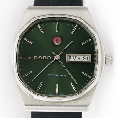 RADO Voyager Automatic Quick D/D Steel Men's Vintage Watch