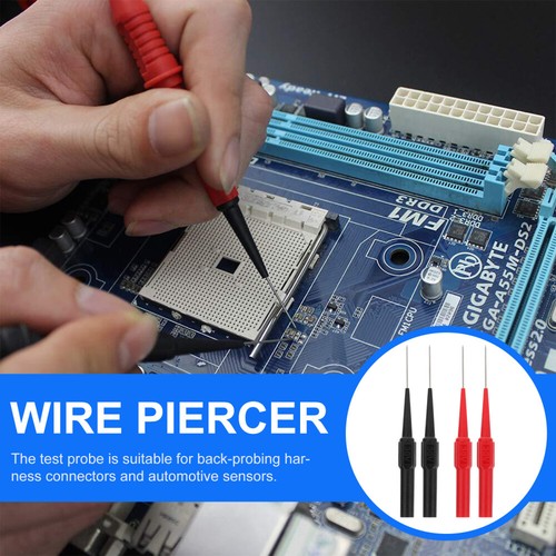 3 Pieces Break-line Probe Needle Test Leads Back Kit Probes Wire Piercing - Picture 6 of 12