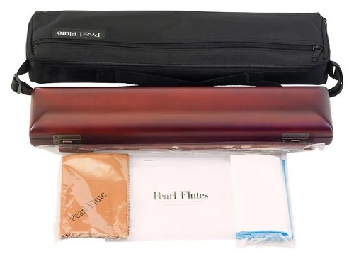Pearl Flute Elegante Flute Open Hole/Inline G/B-Foot Kit/Rod/Case 2Day WorldShip - Picture 6 of 8