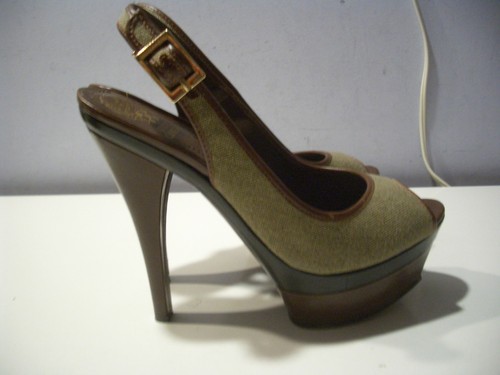 VINCE CAMUTO VC STEM MODEL NATURAL COMBO RESORT CANVS/ORLOV SHOES SZ 7 M - Picture 9 of 12