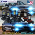 For BMW 323i 328i 335i 340i xDrive - 6x 8000K LED Headlight + Fog Lamp Bulbs HKL