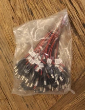 50 Pcs DC Power 5.5mm x 2.1mm Barrel Male Plug Connector Pigtail 6" Length